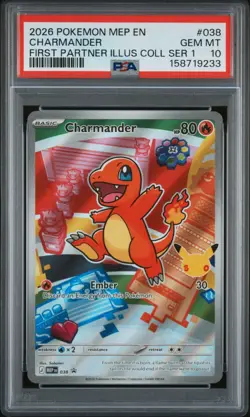 Charmander 038 - Pokemon First Partner Illustration Series 1 Promo - PSA 10 - Image 1
