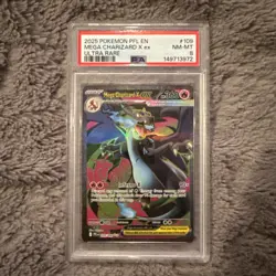 Pokemon TCG Mega Charizard x EX PSA 8 - Image 1