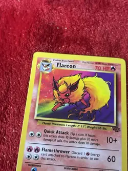 Flareon 19/64 Jungle Non Holo Wotc Pokemon Card Lp- - Image 3