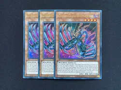 3x SDCS-EN002 Cyberdark Chimera NM Ultra Rare 1st Edition Yu-Gi-Oh! Card - Image 1