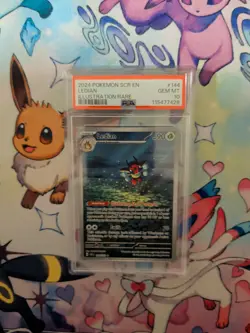 2024 Pokemon Stellar Crown # 144 Ledian Illustration Rare PSA 10 Card GEM MINT! - Image 3