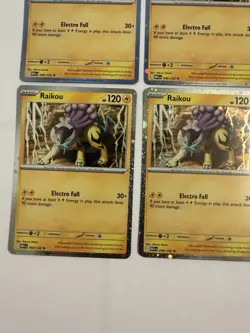 Pokemon TCG Raikou 048/132 Cosmo Holo Rare LOT OF 6 Cards NM - Image 5