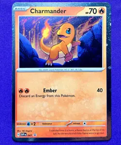 Charmander (Cosmos Holo) SVP 047 Scarlet & Violet Promo | Pokemon TCG Card | NM - Image 1