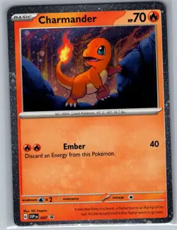 Charmander - (Cosmos Holo) 047 SV: Scarlet & Violet Promo - Pokemon Card - NM - Image 1