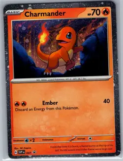 Charmander - (Cosmos Holo) 047 SV: Scarlet & Violet Promo - Pokemon Card - NM - Image 1