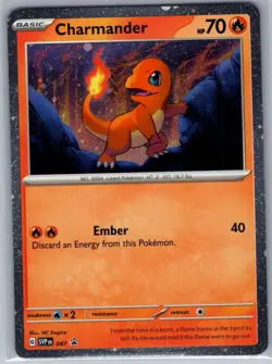 Charmander - (Cosmos Holo) 047 SV: Scarlet & Violet Promo - Pokemon Card - NM - Image 1