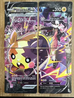 Morpeko V-Union 4 Card Set Promo Crown Zenith SWSH287 SWSH288 SWSH289 SWSH290 - Image 1