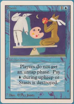 Stasis Unlimited NM Blue Rare (UNL lines on back) (ID# 237053) ABUGames - Image 1