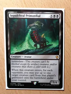 MTG Magic: Dusteres Urwesen, Sepulchral Primordial, English, Final Fantasy - Image 1