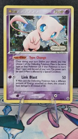 Pokemon TCG - Mew Reverse Stamped Holofoil 10/92 - EX Legend Maker - LP - Image 1