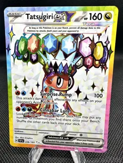 Tatsugiri ex 226/191 Ultra Rare Surging Sparks Pokemon Near Mint - Image 1