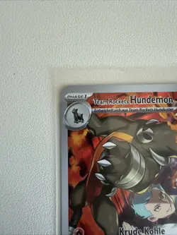 Pokemon Karte Team Rockets Hundemon Ewige Rivalen IR 191/182 Deutsch - Image 2