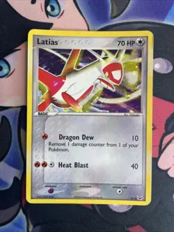Pokemon TCG Latias 4/10 EX Trainer Kit Latias & Latios Holo MP EX-Era Card - Image 1