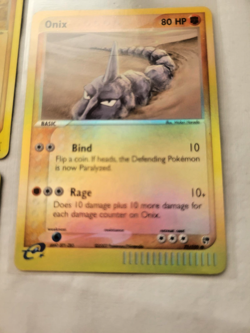 5 Pokemon Card Lot - E-READER, Onix (Holo!), Flaaffy (U), Magikarp, Pineco, Anor - Image 3