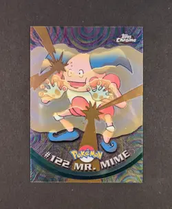 2000 Pokemon Topps Chrome "Mr. Mime" Card - Series 2 - Image 1