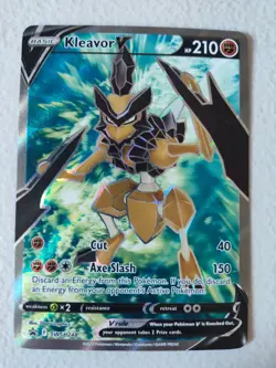 Kleavor V SWSH248 Full Art Holo Sword & Shield Promo Pokemon Card LP 2022 - Image 2