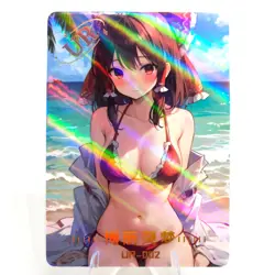 Reimu UR - Touhou - Goddess Story Anime Waifu Trading Card - Image 1