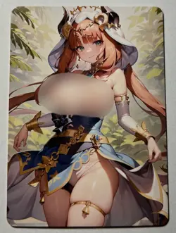 SEXY HEROINE WAIFU Nilou GENSHIN IMPACT ACG PREMIUM HOLOFOIL CARD NM - Image 2