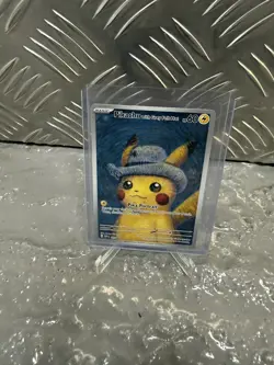 Pikachu with Grey Felt Hat 085 | Black Star Promo Card | Van Gogh x Pokemon - Image 1