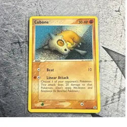 Pokemon TCG Cubone Common Card 60/112 FireRed & LeafGreen English 50 HP - Image 1