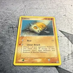 Pokemon TCG Cubone Common Card 60/112 FireRed & LeafGreen English 50 HP - Image 2