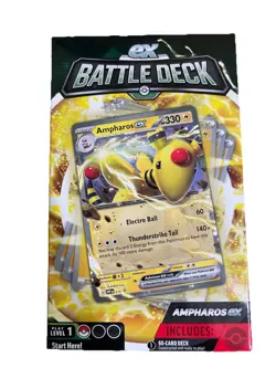 Pokemon TCG EX Battle Deck Ampharos EX Sealed - Image 1