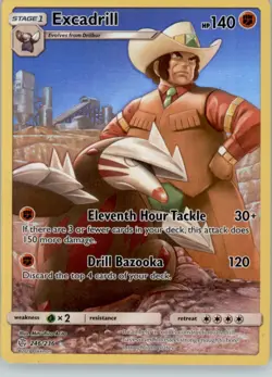 Excadrill (Secret) 246/236 Holofoil - Pokemon SM - Cosmic Eclipse - Image 1