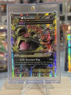 M TYRANITAR EX 43/98 HOLO EX RARE ANCIENT ORIGINS POKEMON NM - Image 4