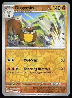 Diggersby 113/197 Uncommon Obsidian Flames Pokemon Reverse Holo NM - Image 1