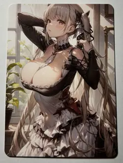 SEXY HEROINE WAIFU Formidable AZUR LANE ACG PREMIUM HOLOFOIL CARD NM - Image 2