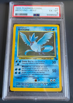 Pokemon TCG Articuno Holo Fossil PSA 6 - Image 1