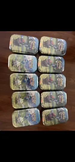 Pokemon TCG Mega Evolution Ascended Heroes Mini Tin - Lot of 10 -Factory Sealed - Image 1