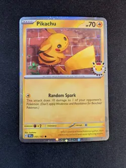Pikachu 51/162 Stamped 2026 Pokemon Day 30th Anniversary Promo - Image 1