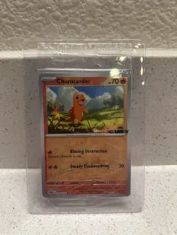 Charmander 004/165 EB Games Stamped Promo 151 Pokemon TCG SEALED - Image 1