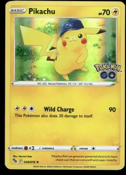 PIKACHU 028/078 POKEMON GO LP US SELLER - Image 2