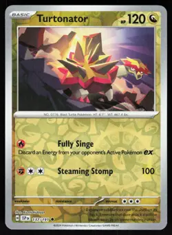 Turtonator 137/191 Uncommon Surging Sparks Pokemon Reverse Holo NM - Image 1