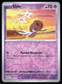 Uxie 078/191 Common Surging Sparks Pokemon Reverse Holo NM - Image 1