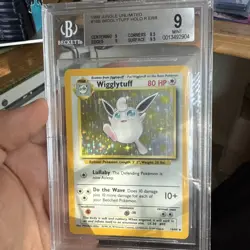 1999 Pokemon Jungle Wigglytuff Holo PSA 9 No Symbol 16/64 Error - Image 1
