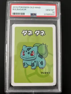 2019 POKEMON OLD MAID BULBASAUR - PSA 10 - Image 1