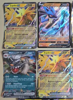 Lot of 11 Pokemon Jumbo Promo Card Oversized 5"x7" & 8"x6" Pikachu, Mabosstiff - Image 2