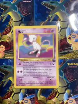 Pokemon Card - Mew #8 WoTC Black Star Promo LP+ - Image 4