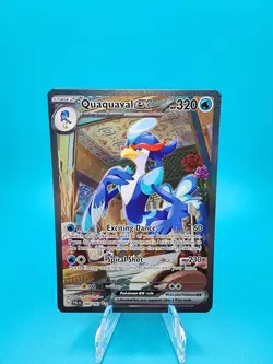 PokÃ©mon TCG Quaquaval EX Scarlet & Violet Paldea Evolved Holo Card 260/193 - Image 1