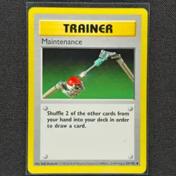 Maintenance - 83/102 - Uncommon - Shadowless - Base Set- Pokemon Card - LP - Image 1