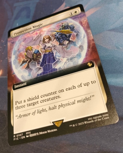 Protection Magic (Extended Art) - Final Fantasy - NM (see pics) MTG - Image 3
