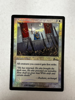 FOIL Knighthood *Urza's Legacy* MTG Magic the Gathering - Image 1