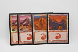 4X Foil Odyssey Mountains #343 #344 #345 Land MTG Lightly Played - Image 1