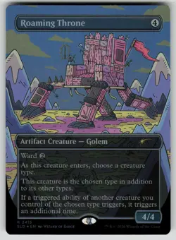Roaming Throne Foil Borderless Secret Lair Drop Series (SLD) 2415 MTG NM - Image 1