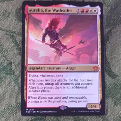 Magic: The Gathering Aurelia, the Warleader Foundations Mythic Regular 651 - Image 1