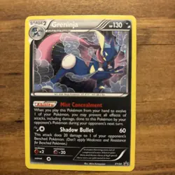 Pokemon Greninja XY24 XY Holo Promo Card Stage 2 130 HP Shadow Bullet Ability - Image 1