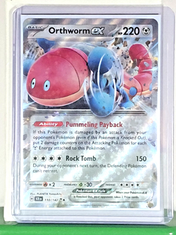 Orthworm ex 110/142 Sv07: Stellar Crown Holo Double Rare NM Pokemon TCG - Image 1